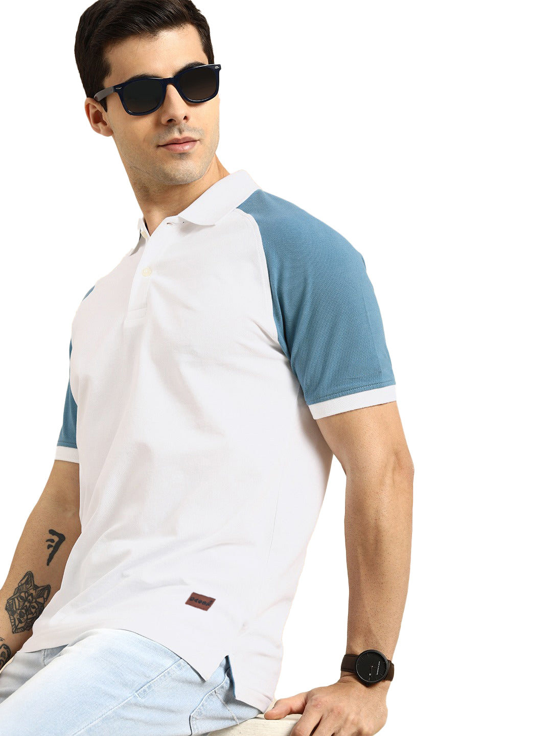 Premium Reglan Sleeve Polo Collar T-shirt