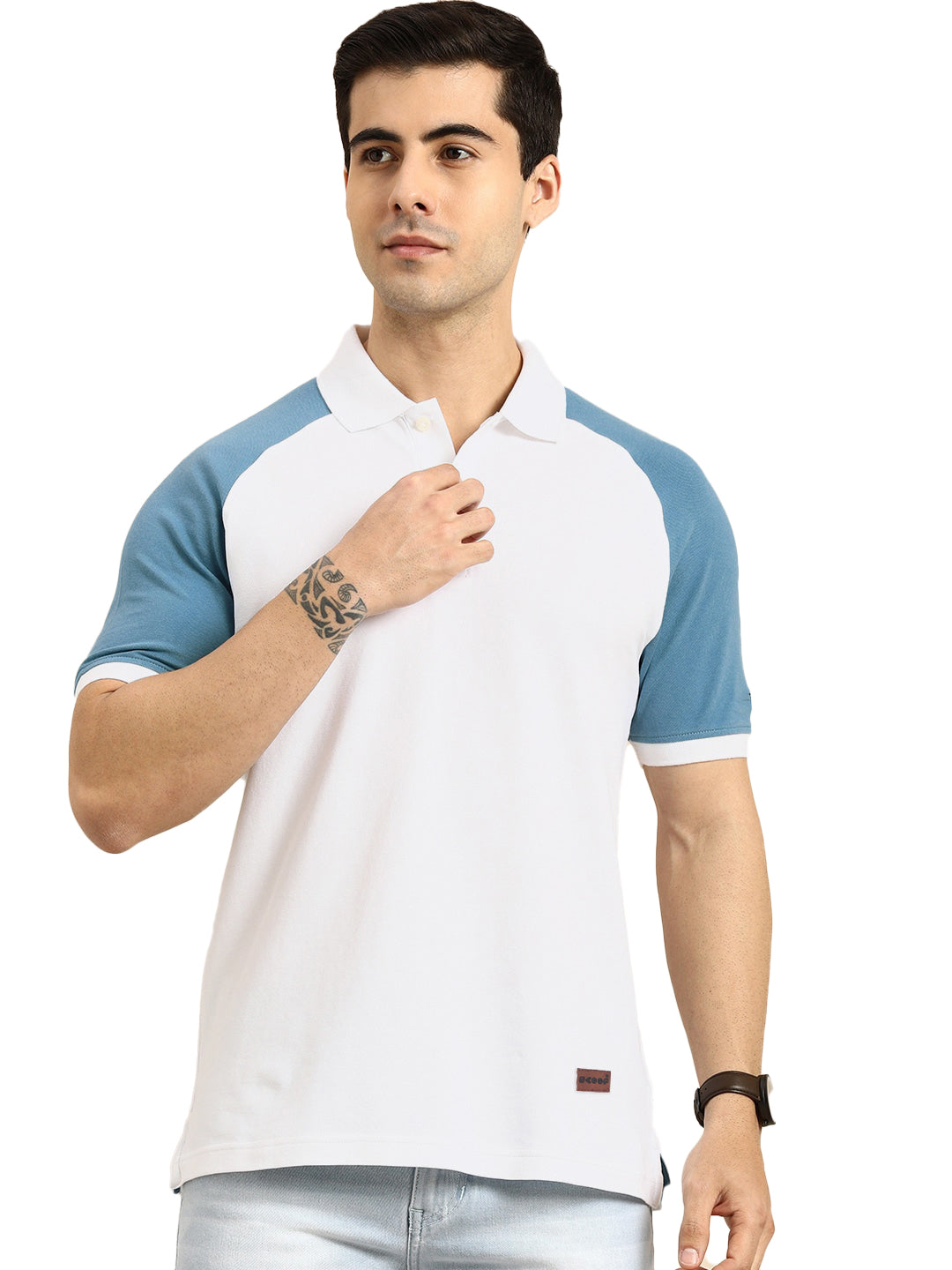 Premium Reglan Sleeve Polo Collar T-shirt