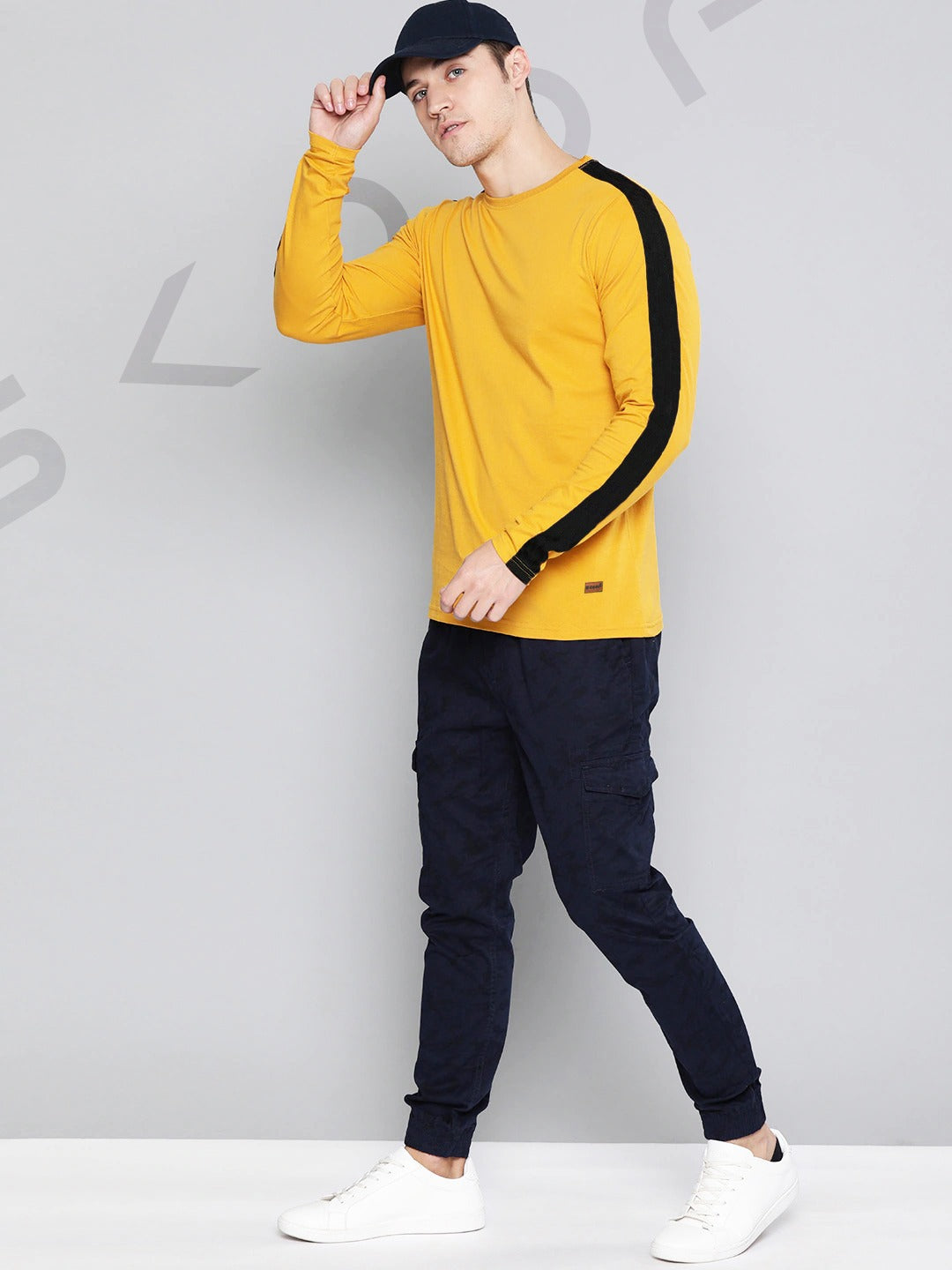 Full Sleeve T-shirt with side strip