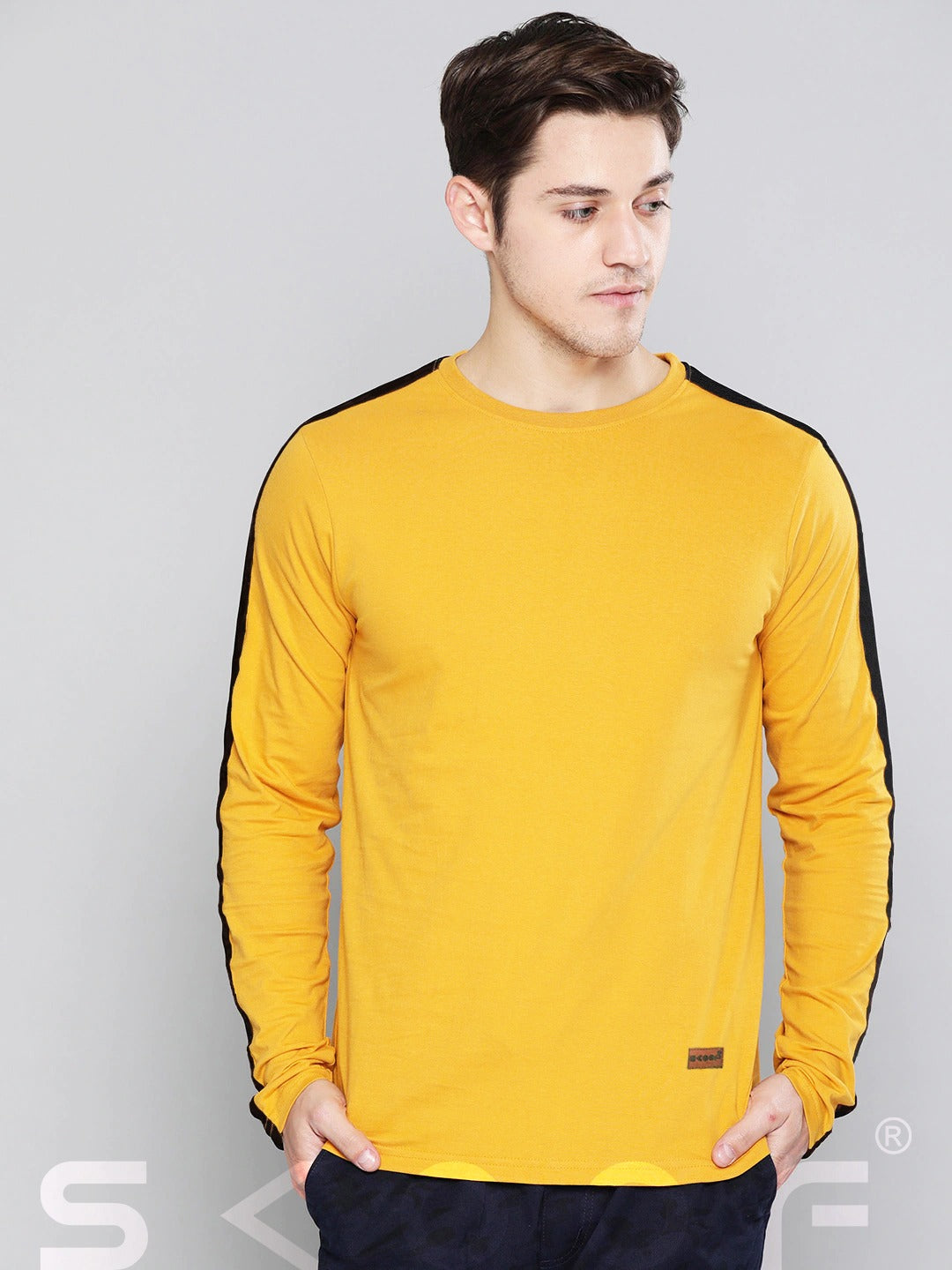 Full Sleeve T-shirt with side strip