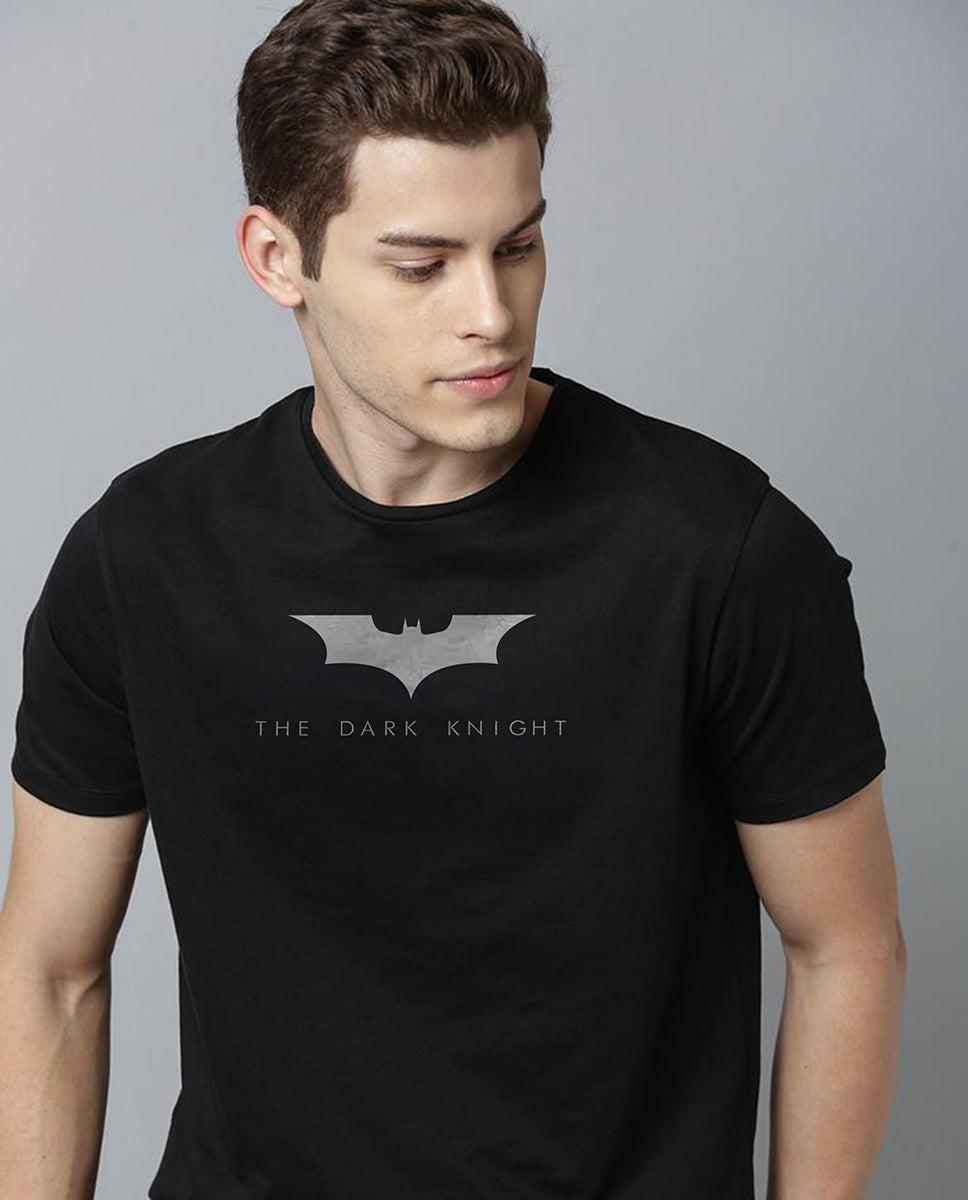 Batman-Printed half sleeve T-shirt