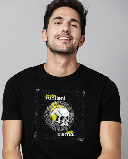 Skull - Printed Half Sleeve T-shirt