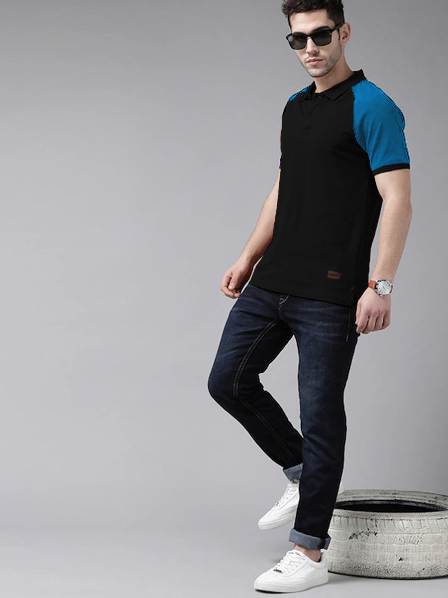 Premium Reglan Sleeve Polo Collar T-shirt