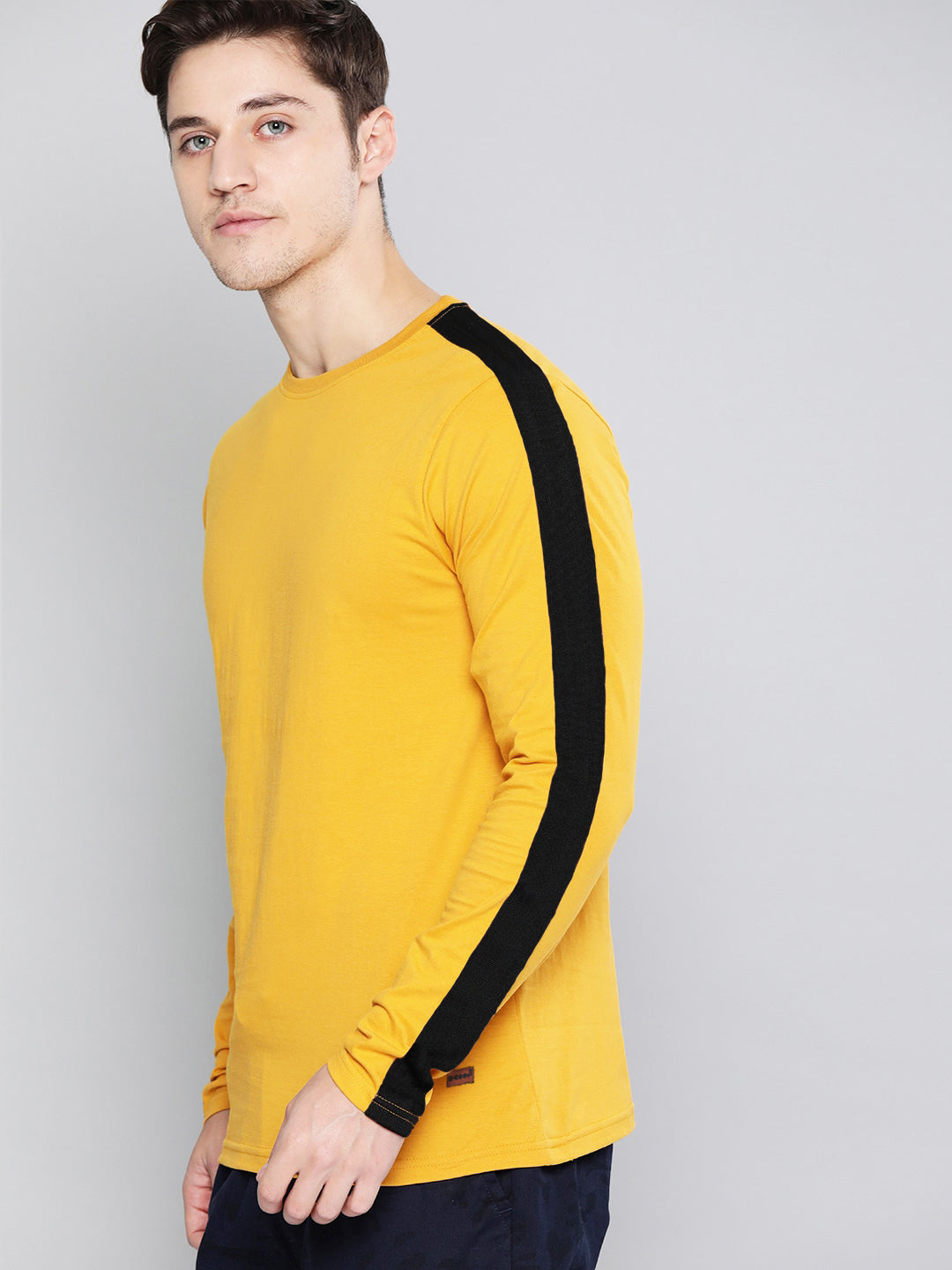 side strip - full sleeve - mustard yellow_3