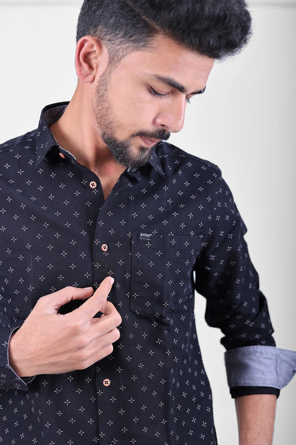 Illusive Geometric Printed Shirt