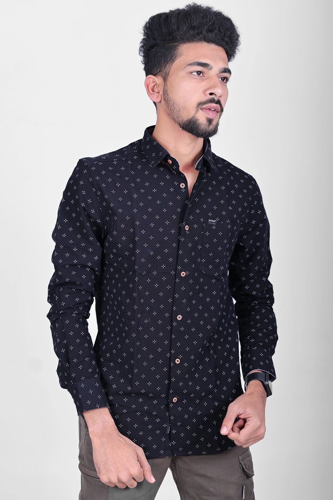 Illusive Geometric Printed Shirt