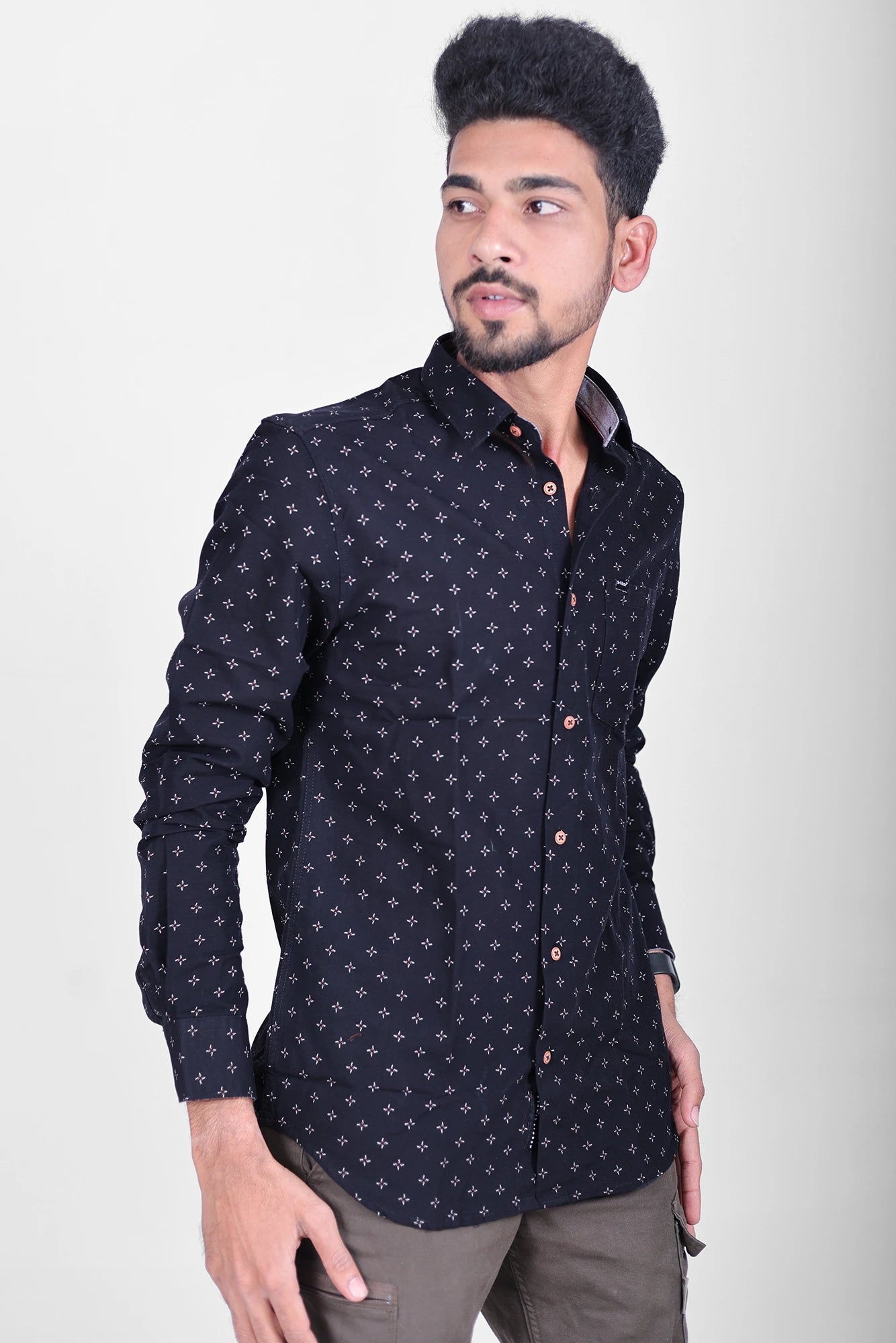 Illusive Geometric Printed Shirt