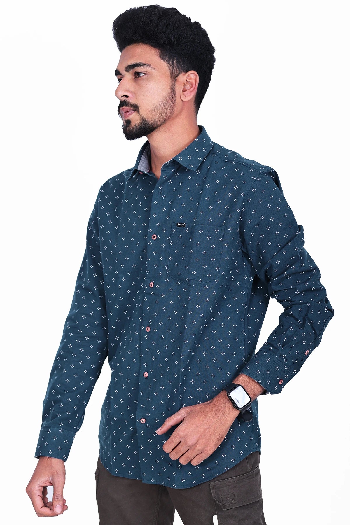 Illusive Geometric Printed Shirt