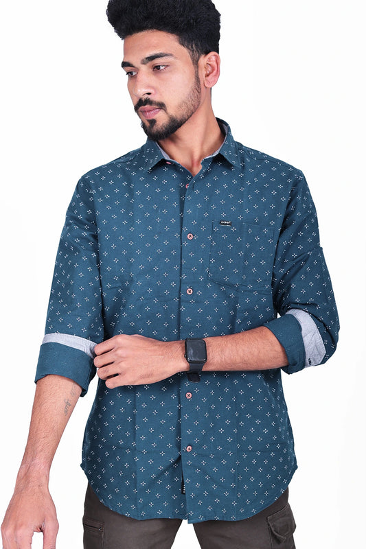 Illusive Geometric Printed Shirt