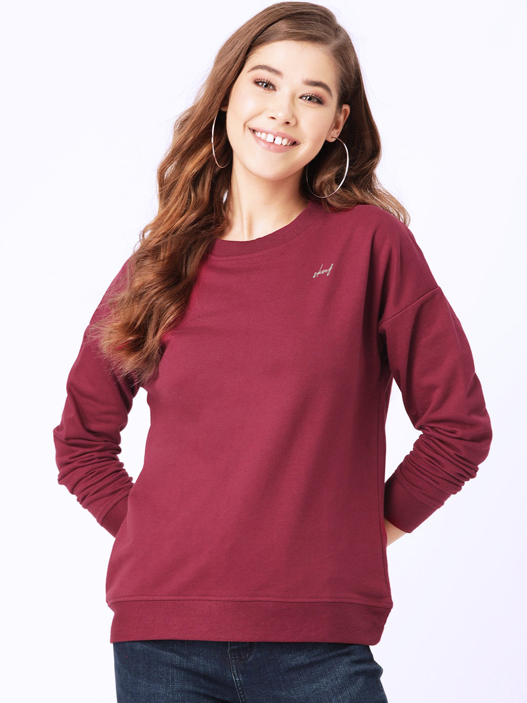 Maroon - Signature sweatshirt