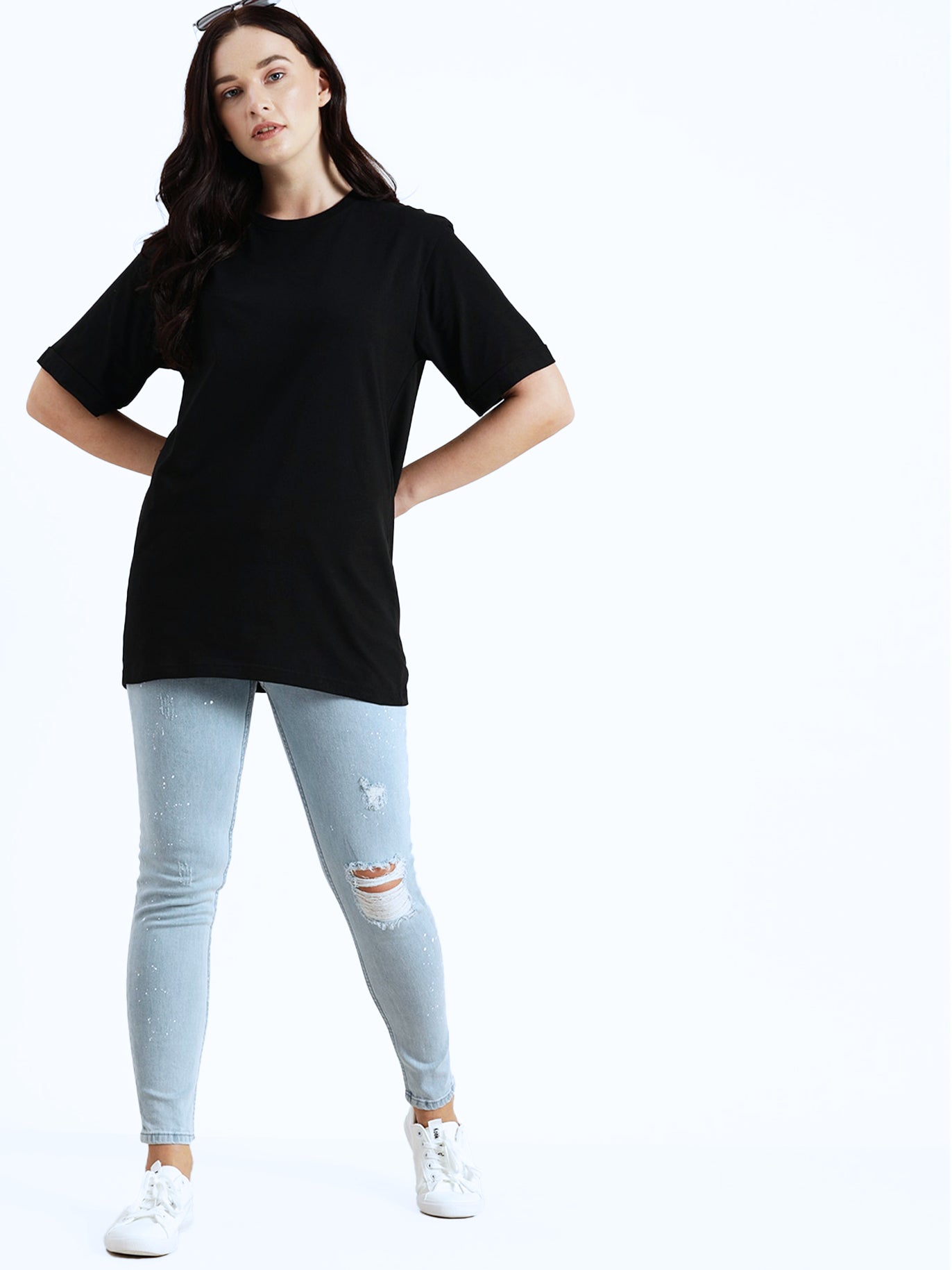 Oversized Boyfriend T-shirt Black