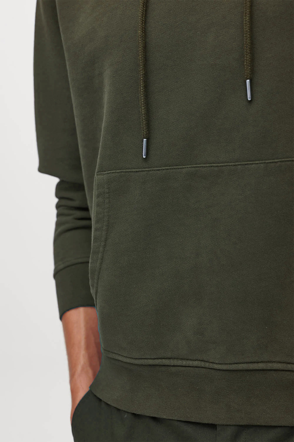 Men Signature Hoodie - Olive Green