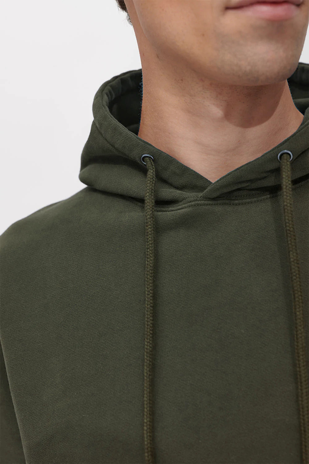 Men Signature Hoodie - Olive Green