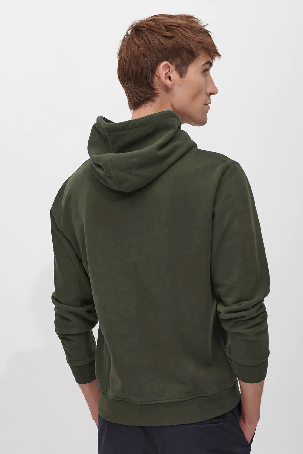 Men Signature Hoodie - Olive Green