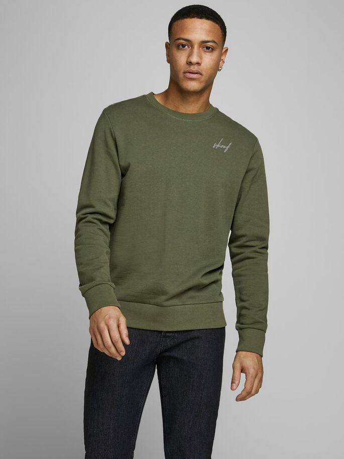 Sweatshirt - Olive green_1